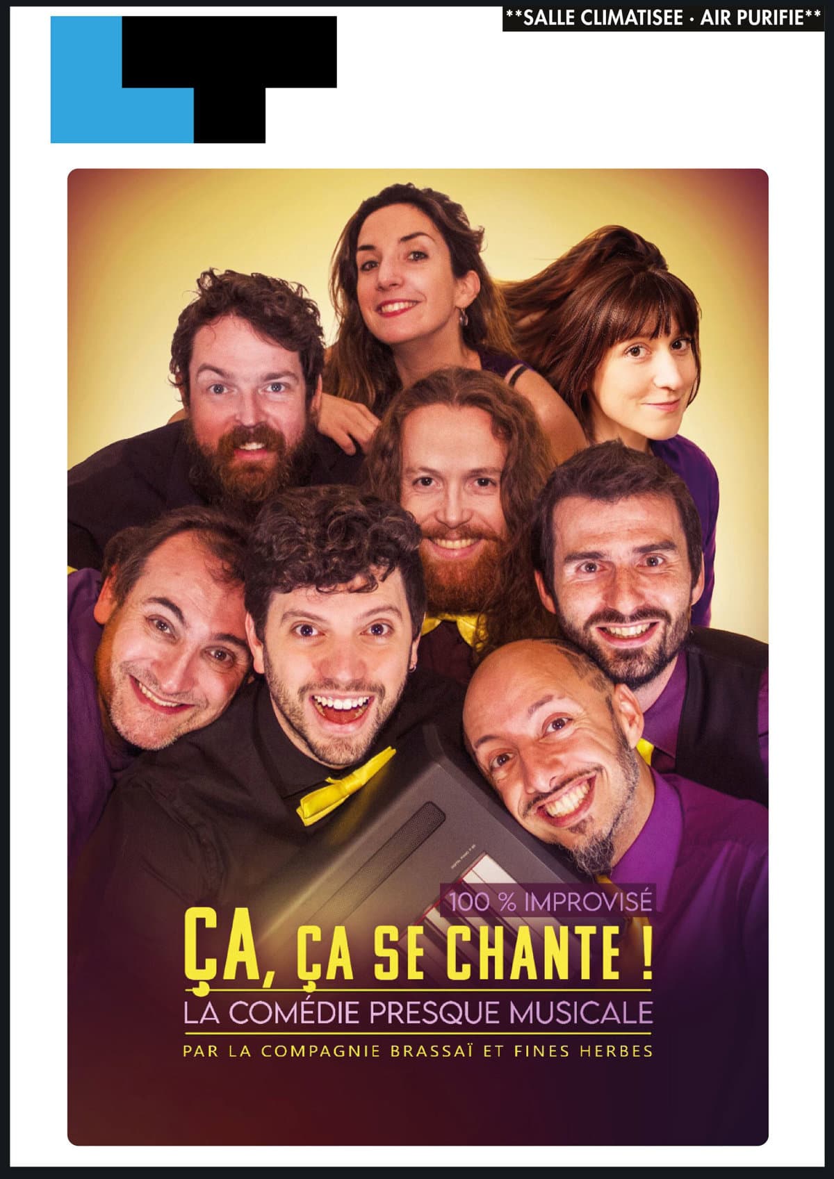 Affiche de Ça ça se chante – 100% impro